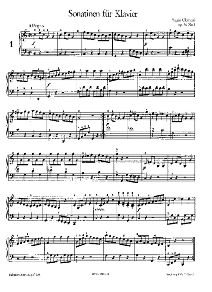 Sonatinas Op. 36, 37, 38