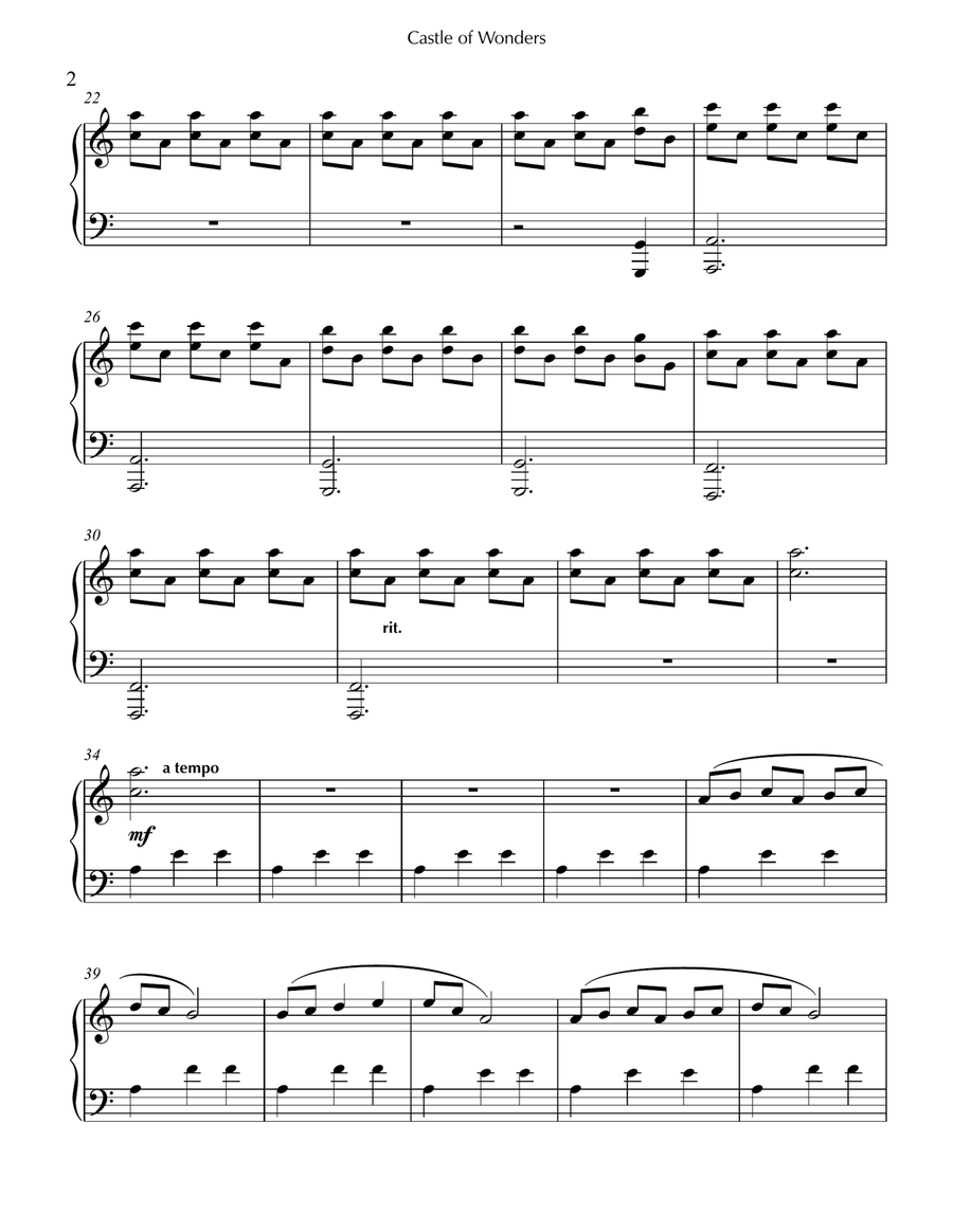 Castle of Wonders Piano Method scores gallery preview page 2