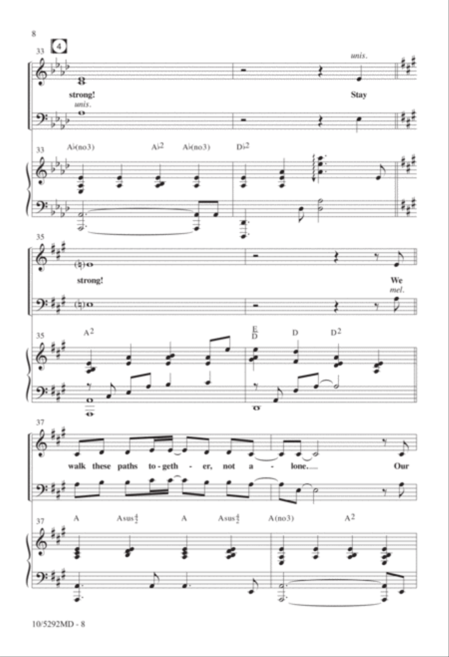 Stay Strong 4-Part scores gallery preview page 7