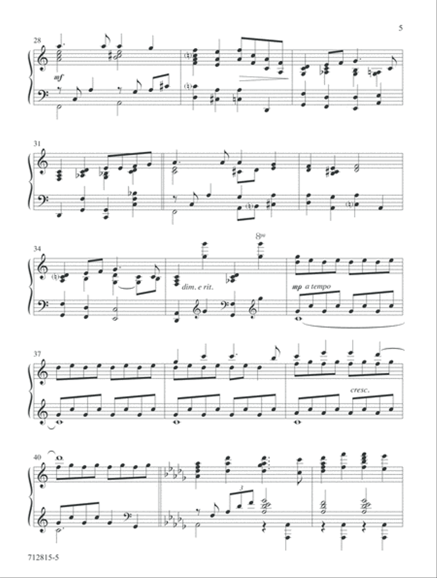 Go and Tell It! Go and Tell It! Piano Solo scores gallery preview page 5