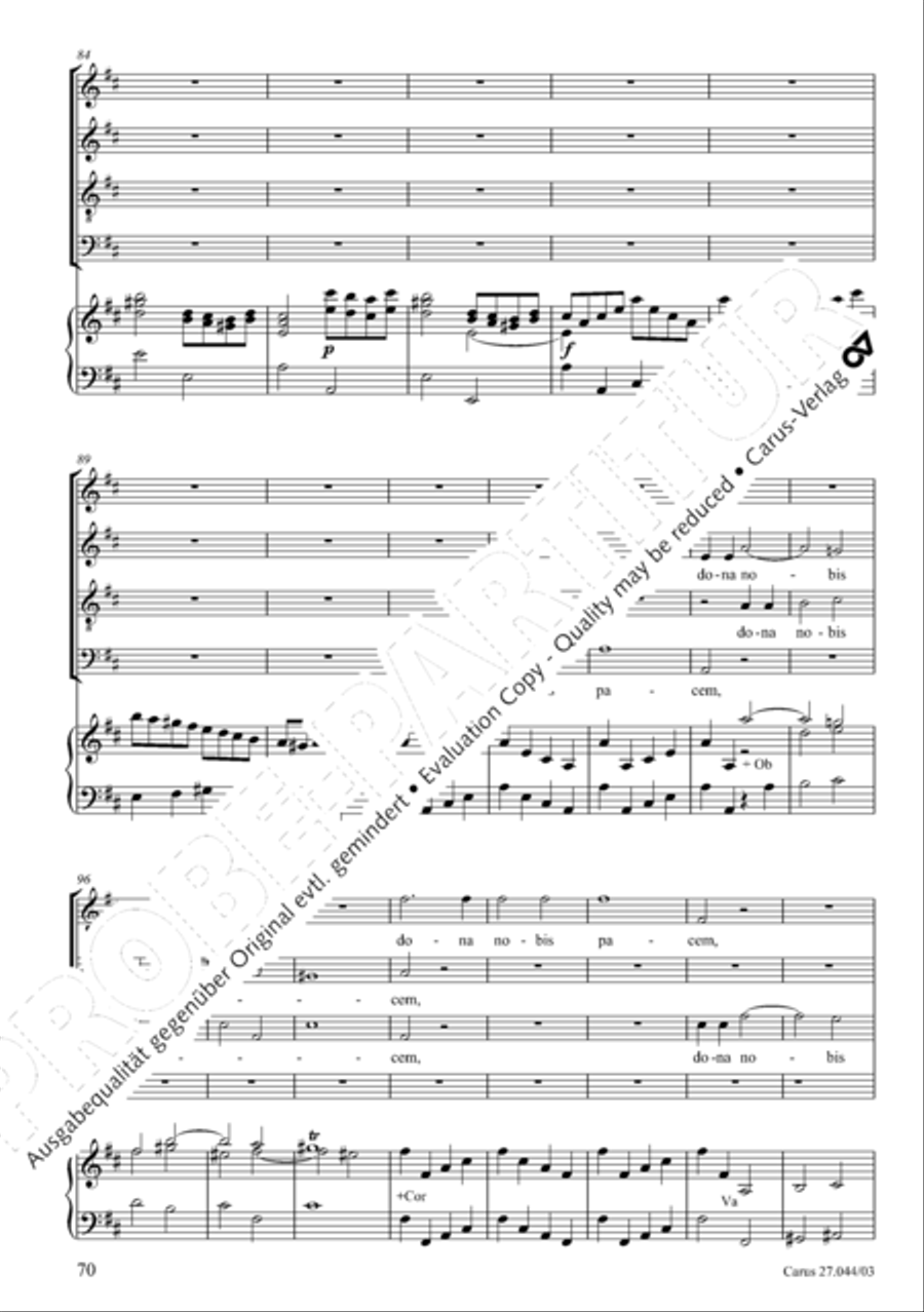 Messa per il Santissimo Natale 4-Part scores gallery preview page 71