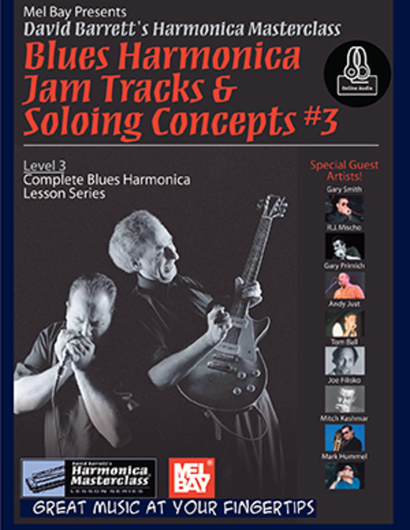 Blues Harmonica Jam Tracks & Soloing Concepts #3 image number null