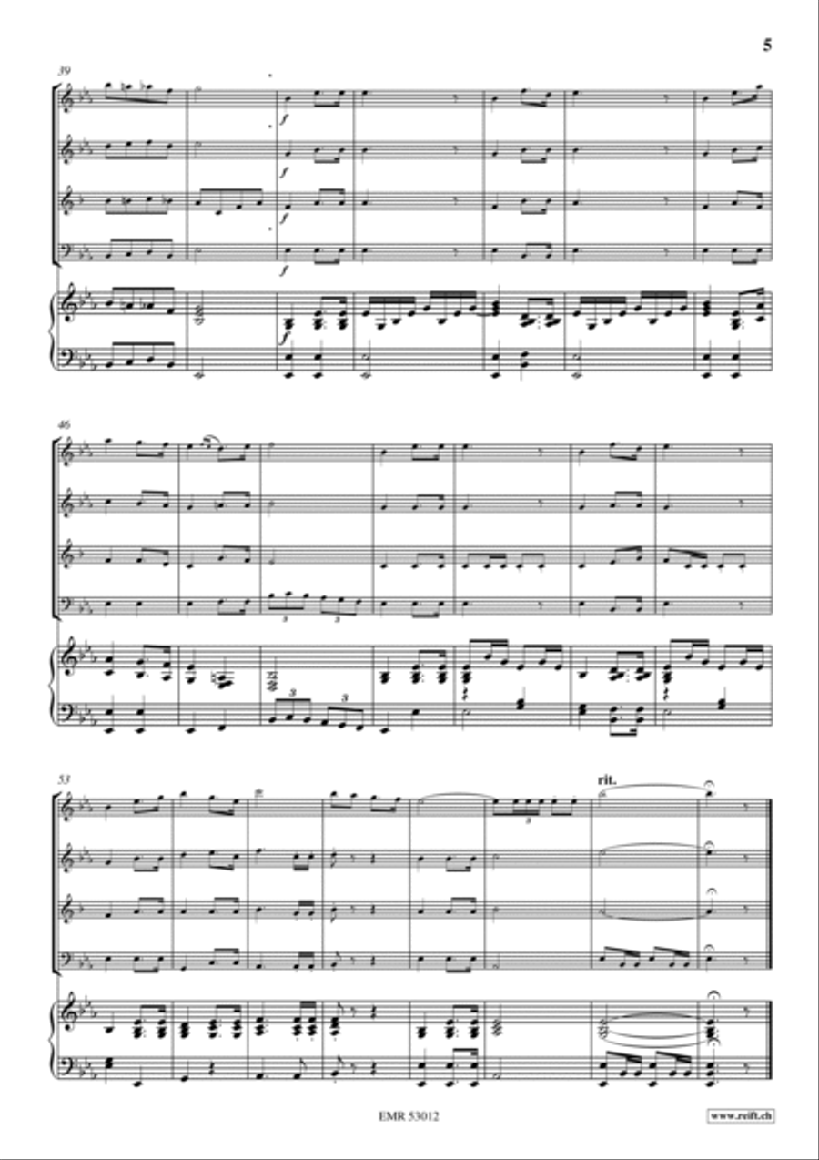 Wedding Music Volume 1 Wedding Music Volume 1 Woodwind Quartet scores gallery preview page 4