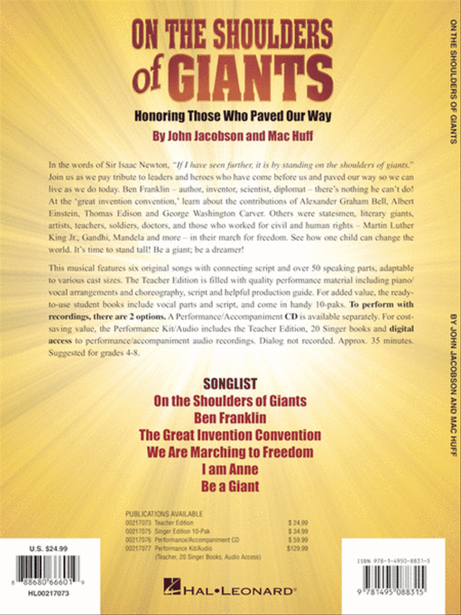 On the Shoulders of Giants Choir scores gallery preview page 7