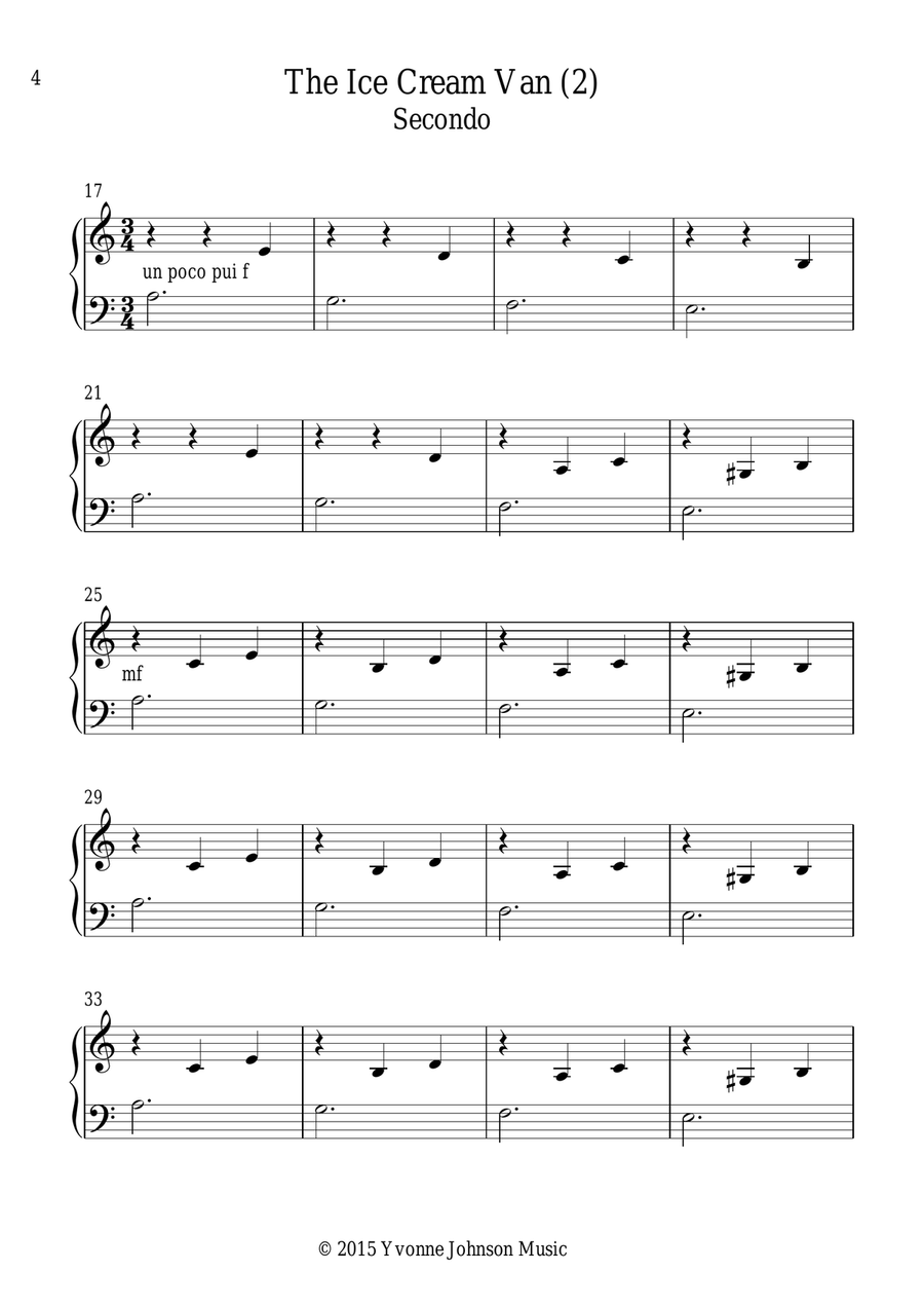 6 Easy Piano Duets Levels 1 - 2 Easy Piano scores gallery preview page 5
