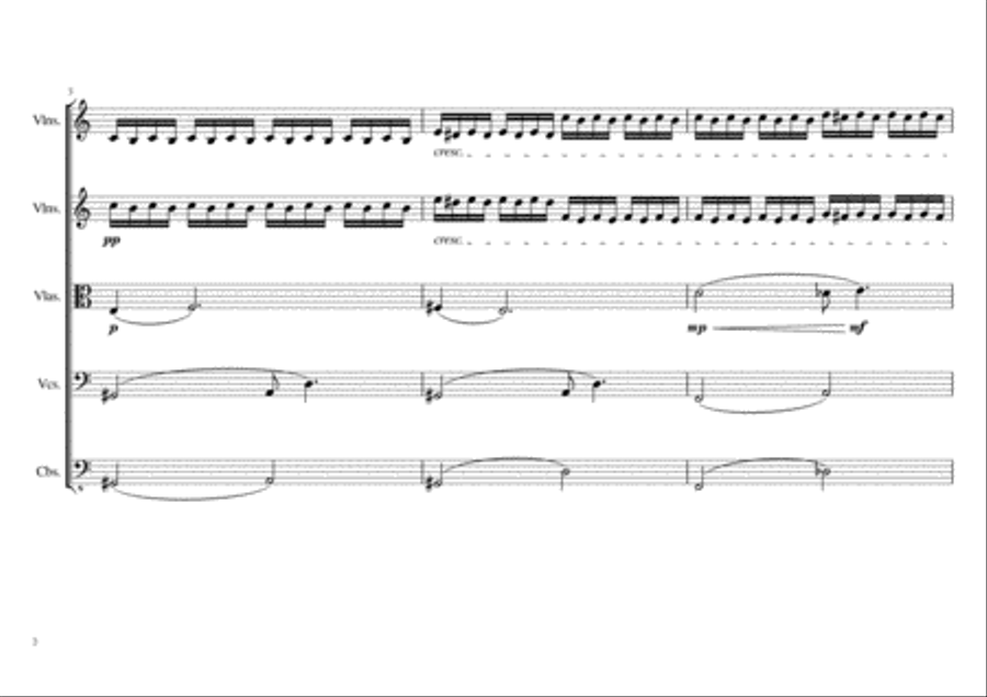 Tremors String Orchestra scores gallery preview page 3