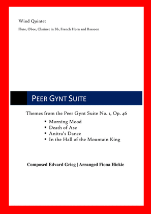 Book cover for Peer Gynt Suite, No. 1, Op. 46
