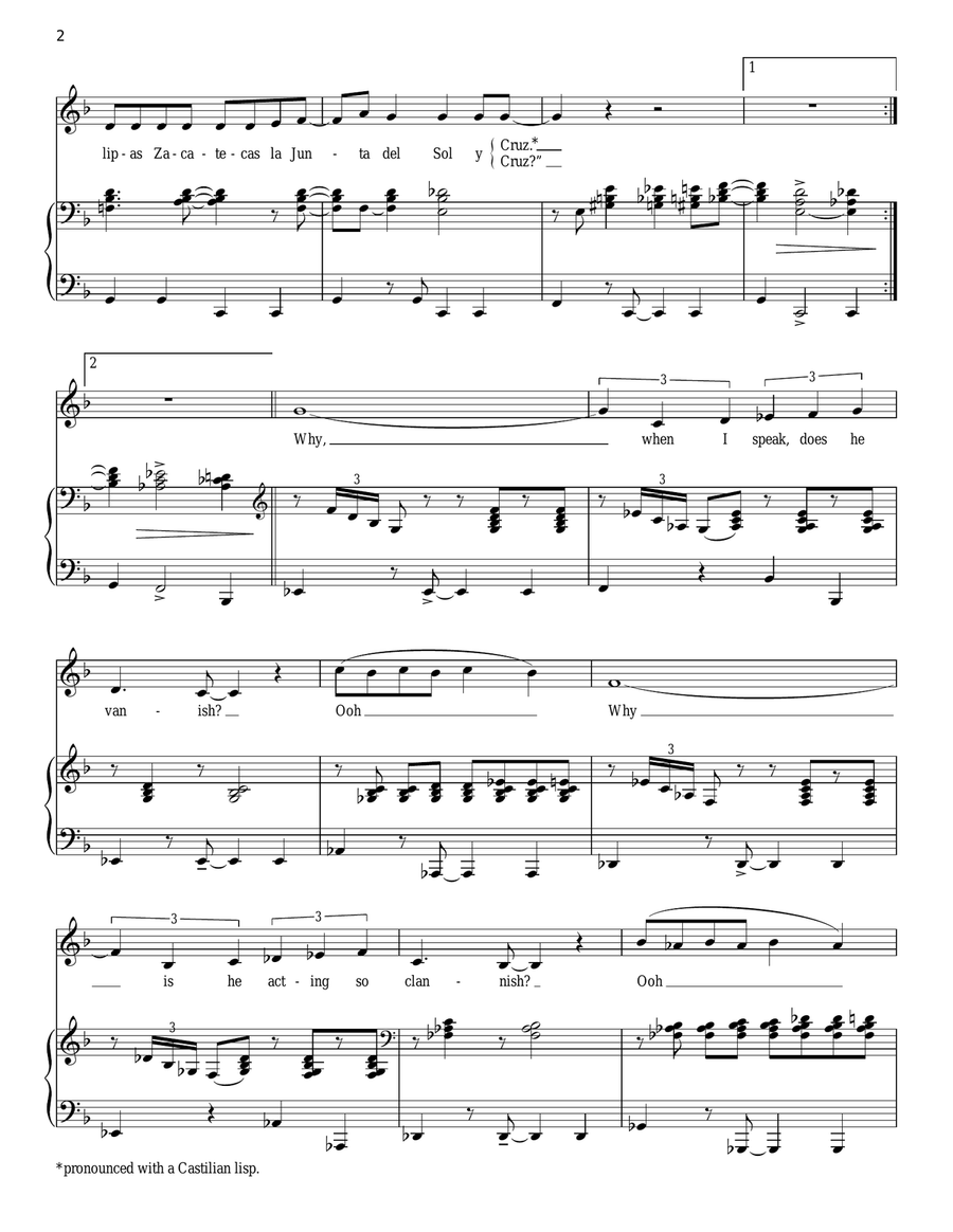 The Boy From... Voice scores gallery preview page 2