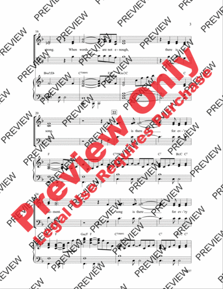 When Words Are Not Enough 3-Part scores gallery preview page 4