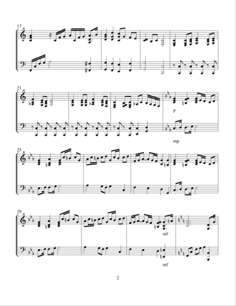 The Power Of The Cross (Oh To See The Dawn) Piano Solo scores gallery preview page 3