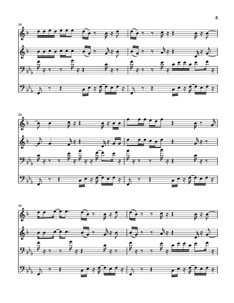 Do Your Thing Brass Quartet scores gallery preview page 6