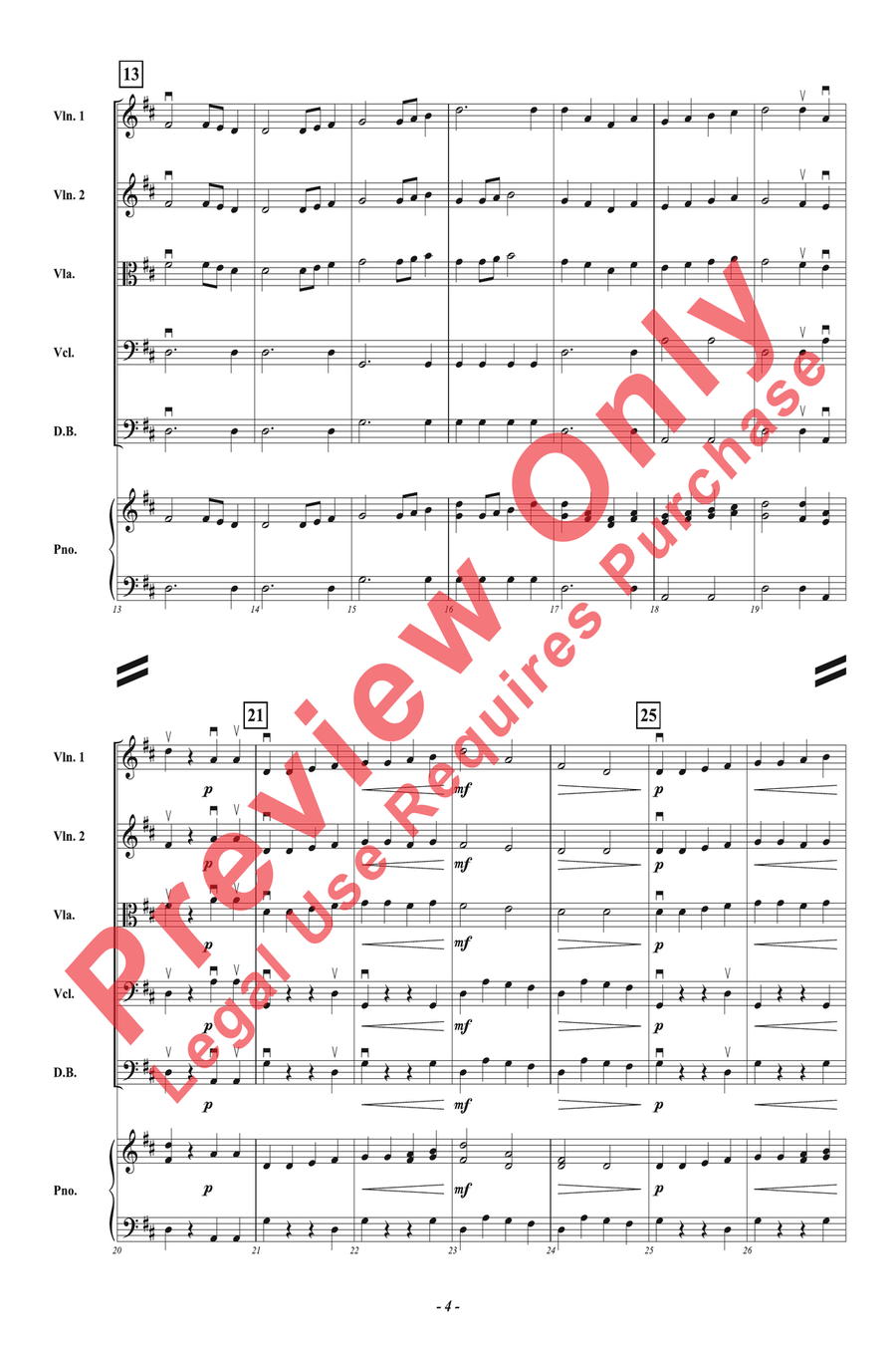A Breath Of Fresh Air A Breath Of Fresh Air String Orchestra scores gallery preview page 5