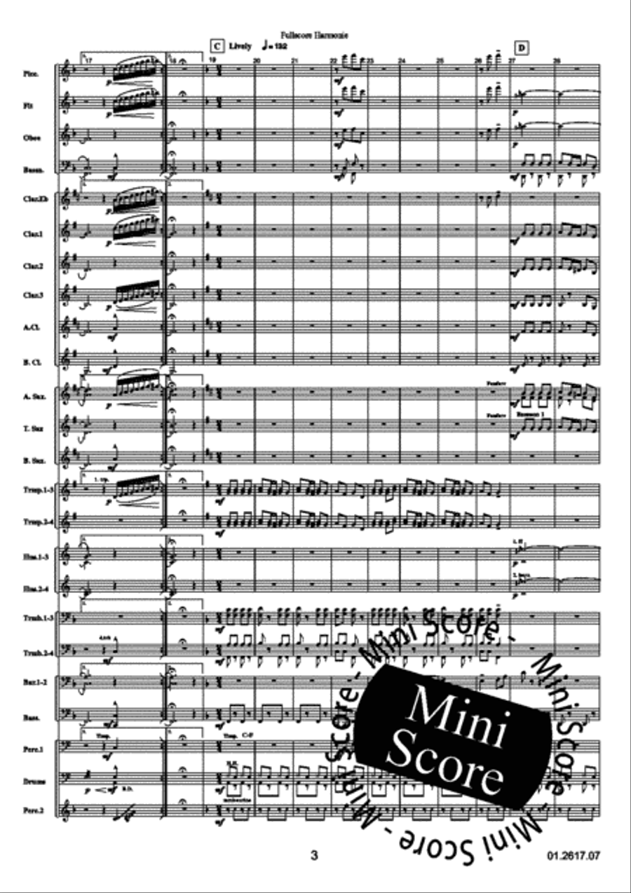 For Fans Only For Fans Only Concert Band scores gallery preview page 7
