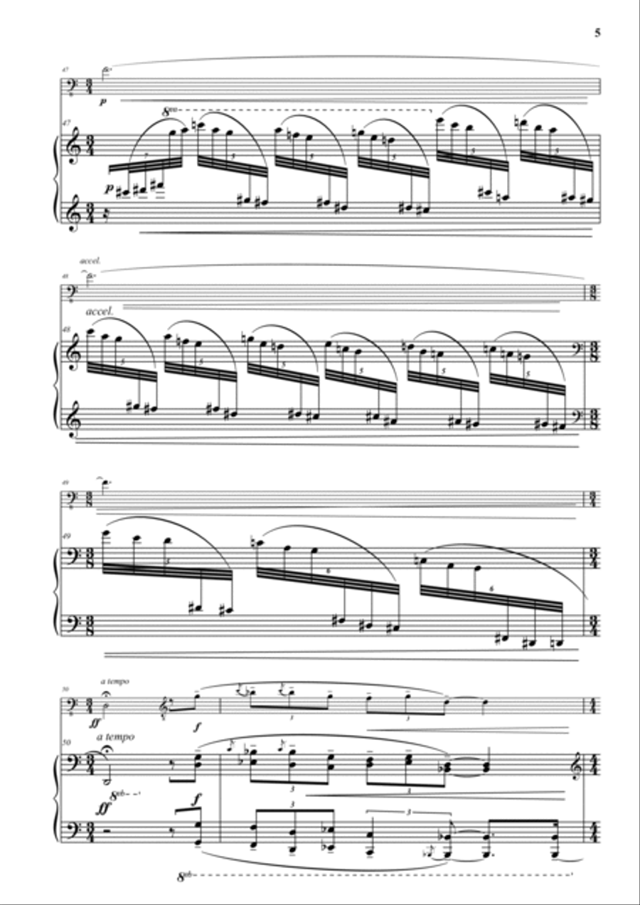 Suite Peruana Chamber Music scores gallery preview page 5