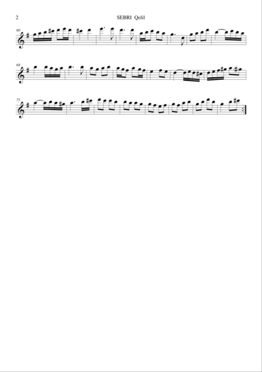 2 ème suite symphonique andalouse String Orchestra scores gallery preview page 3