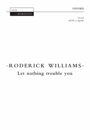 Book cover for Let nothing trouble you