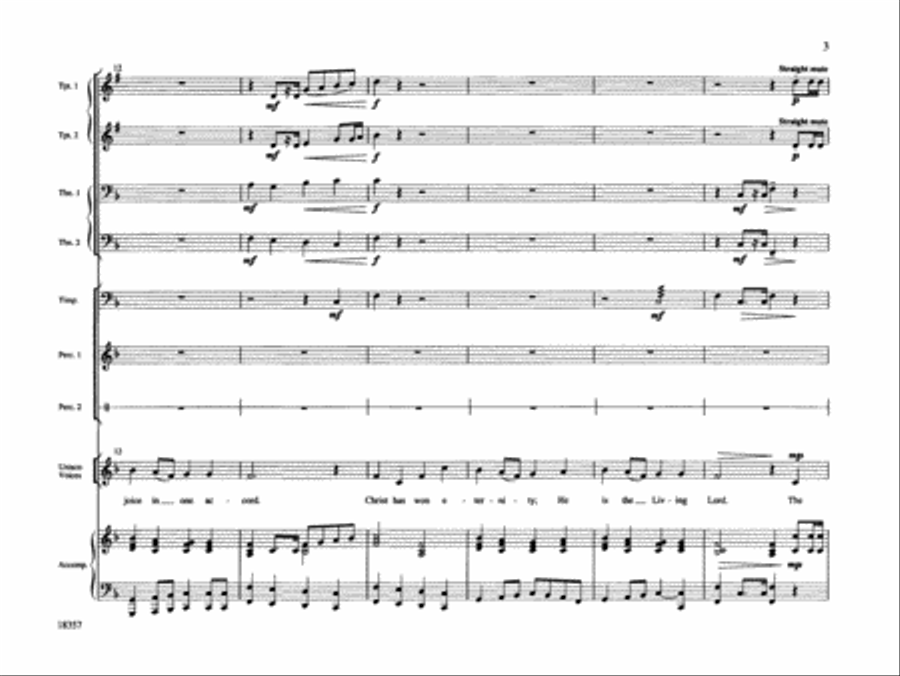 Come, Proclaim the Victory Choir scores gallery preview page 4