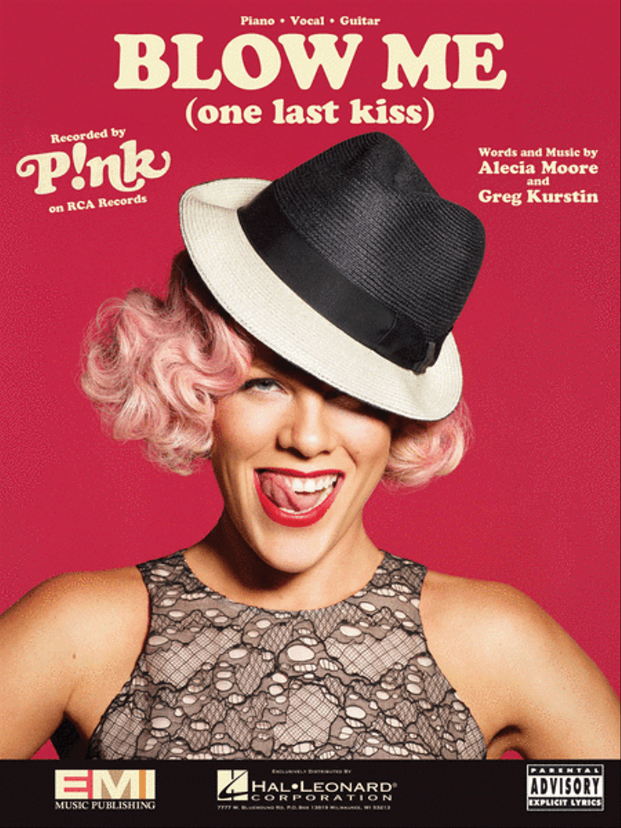 Blow Me (One Last Kiss) Piano, Vocal, Guitar scores gallery preview page 1