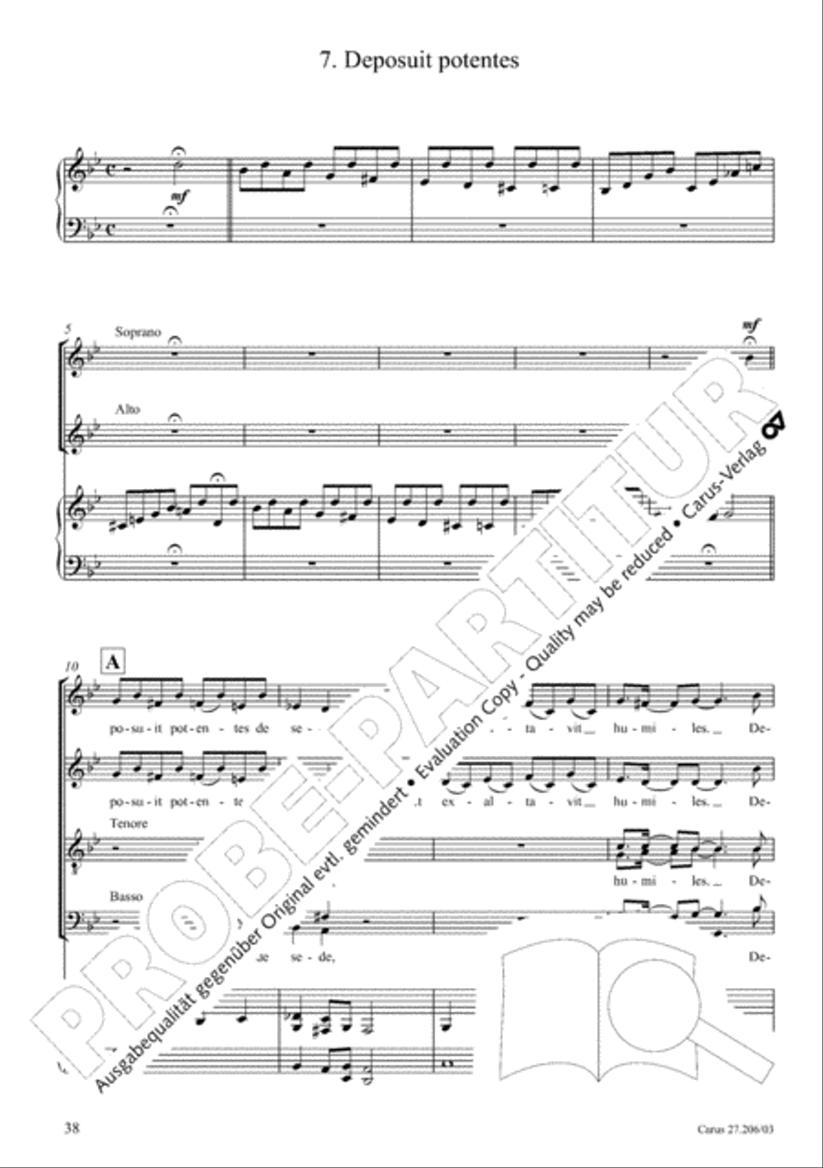 Magnificat 4-Part scores gallery preview page 39