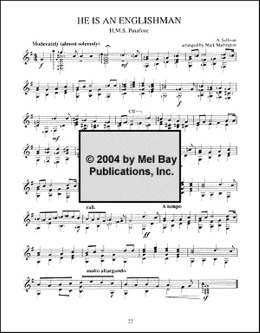Nineteen Gilbert & Sullivan Favorites Acoustic Guitar scores gallery preview page 2