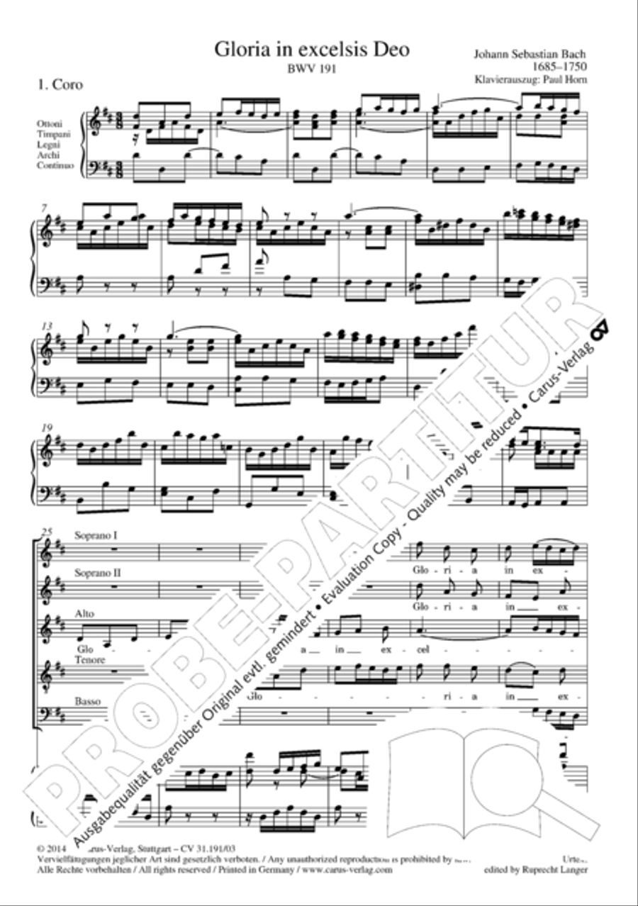 Gloria in excelsis Deo SSATB scores gallery preview page 6