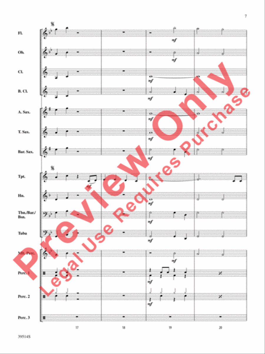 She Loves You She Loves You Concert Band scores gallery preview page 8