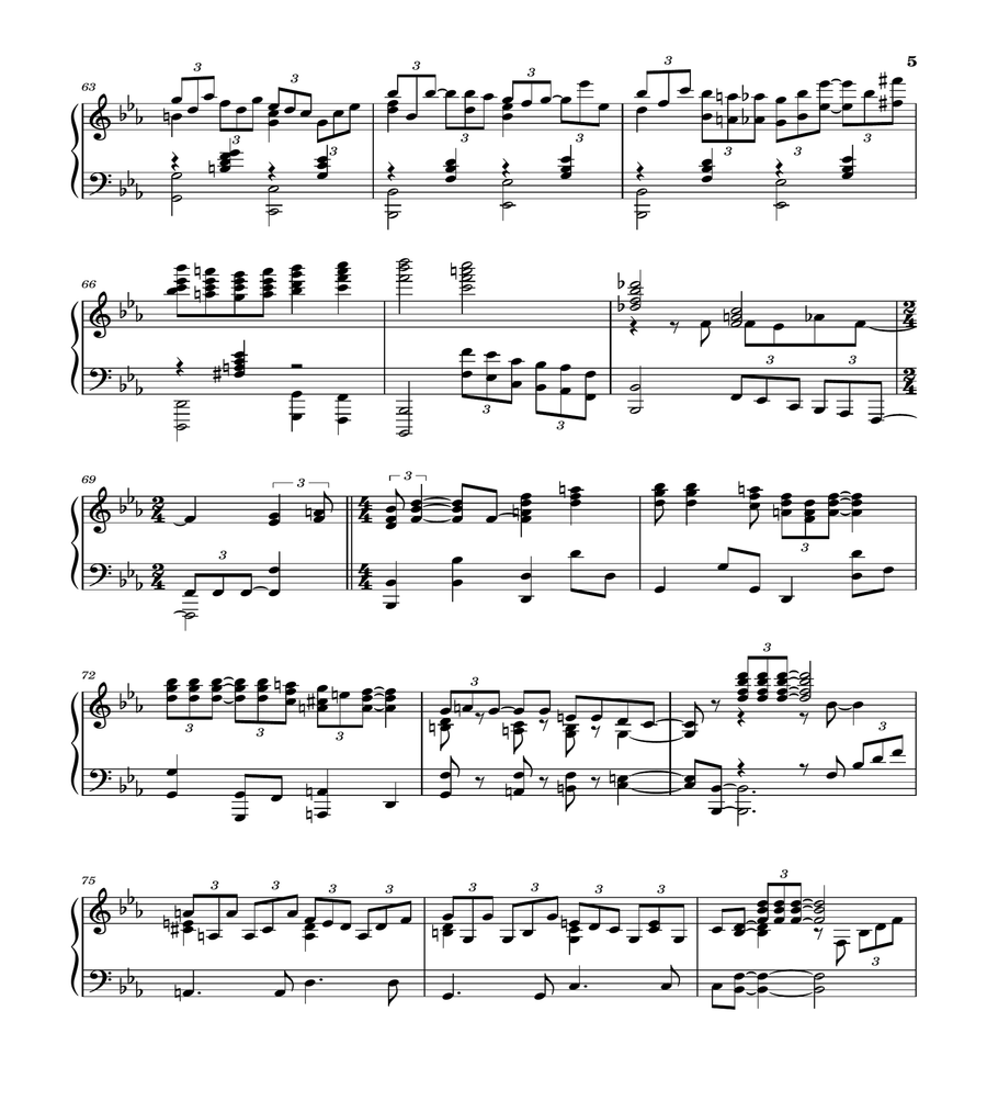 Killer Queen Piano Solo scores gallery preview page 5