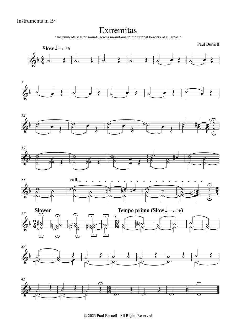 Extremitas, for instruments Large Ensemble scores gallery preview page 5