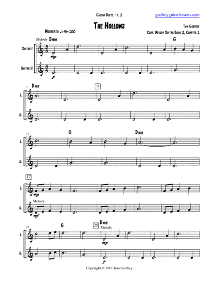 Guitar Duets 2 Acoustic Guitar scores gallery preview page 5