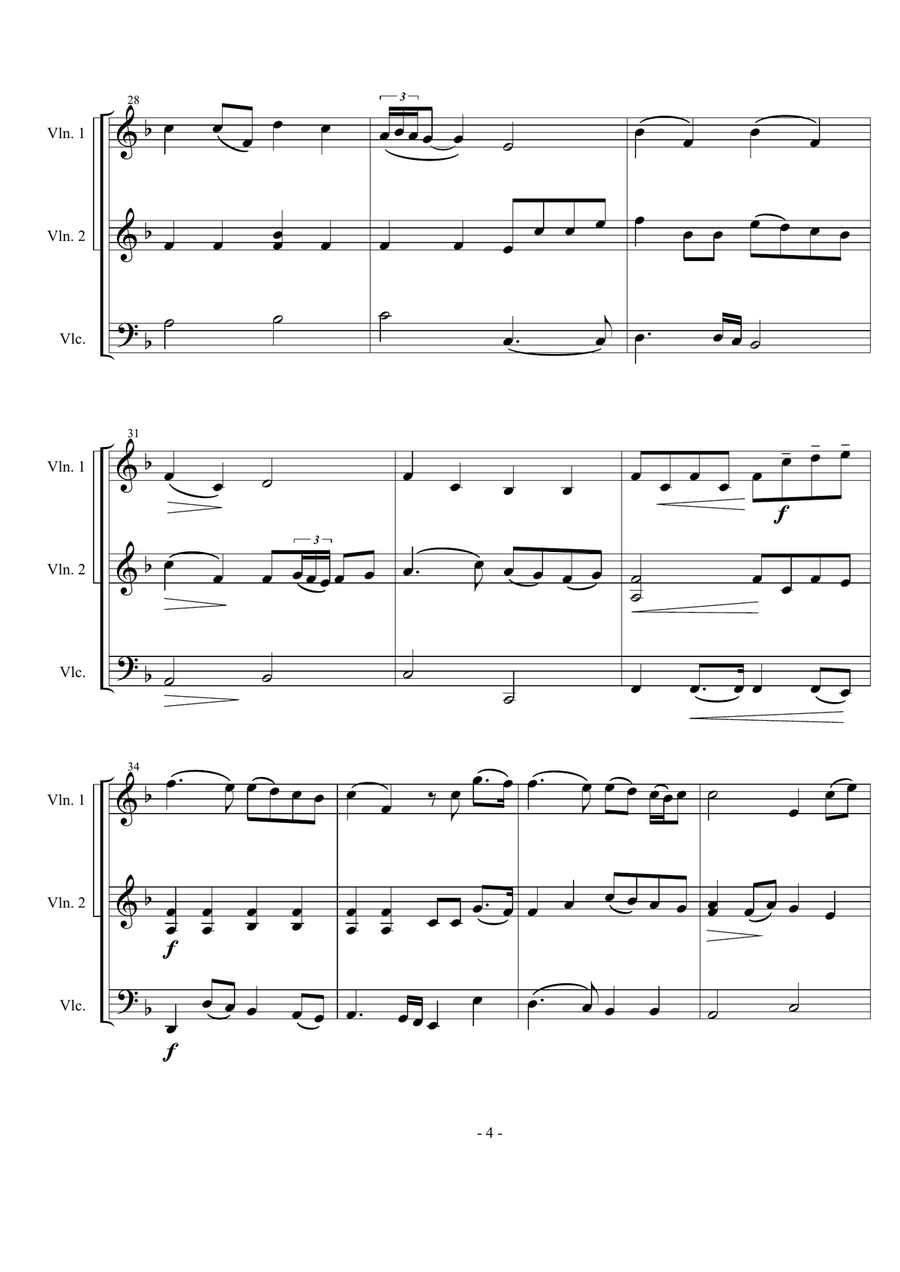 You Raise Me Up You Raise Me Up String Trio scores gallery preview page 4