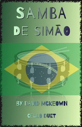 Book cover for Samba de Simão, for Cello Duet