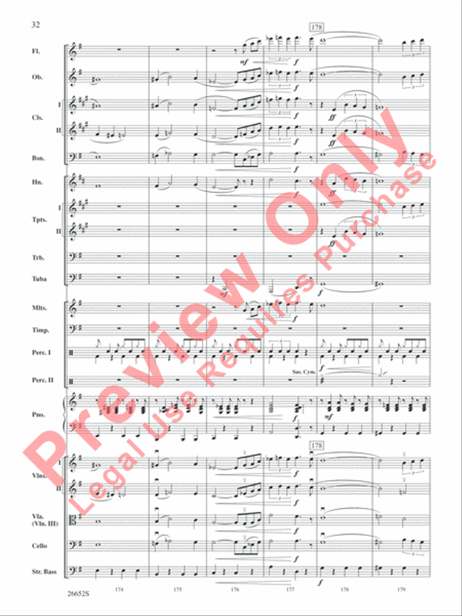 Leroy Anderson Favorites Leroy Anderson Favorites Full Orchestra scores gallery preview page 33