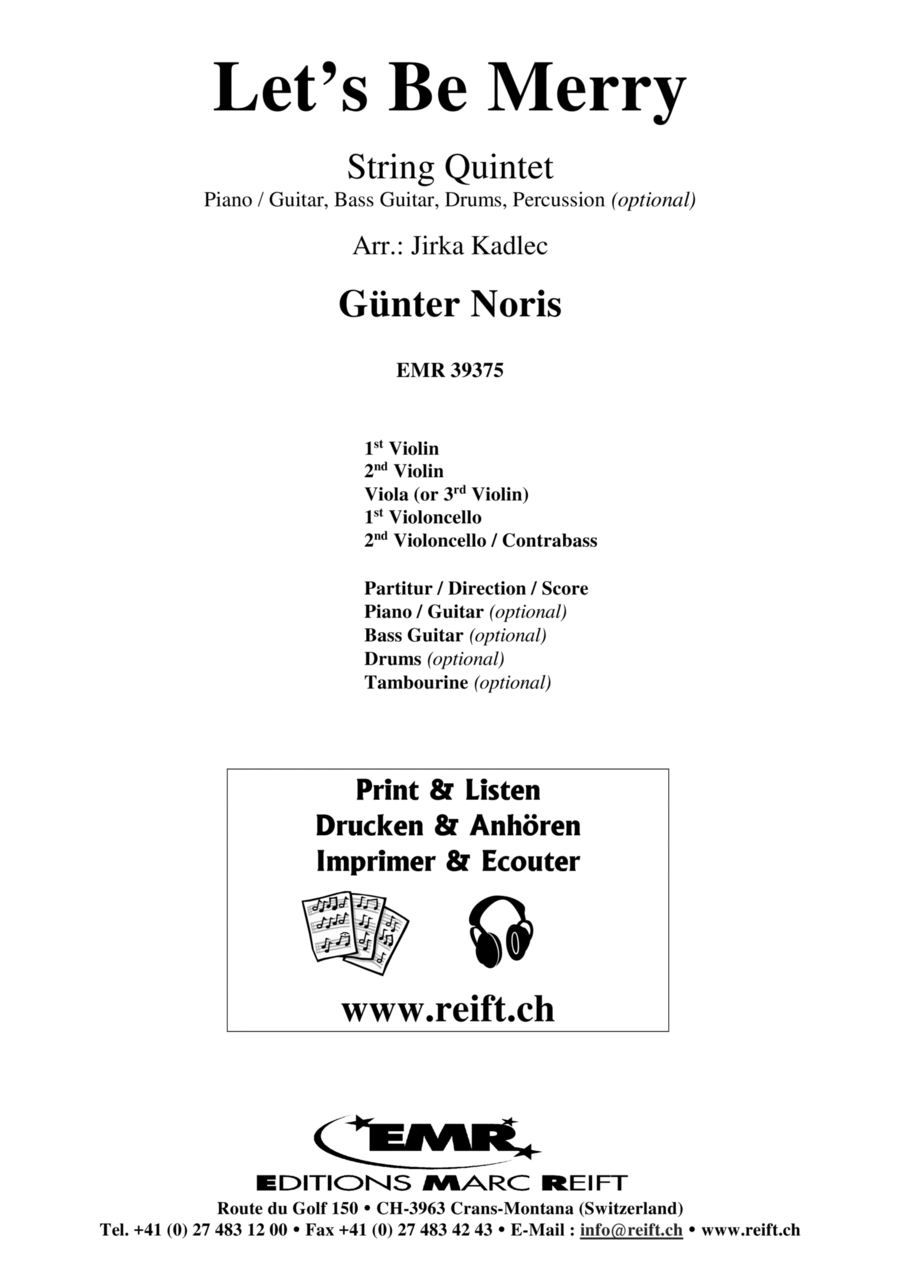 Let's Be Merry Let's Be Merry Bass Guitar scores gallery preview page 1