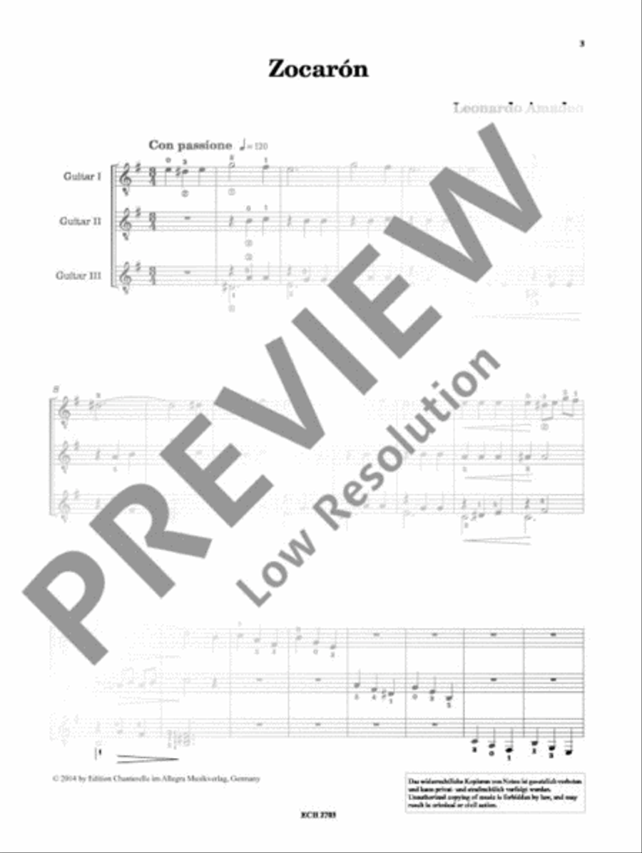 Playing Together 2012 Guitar Ensemble scores gallery preview page 4