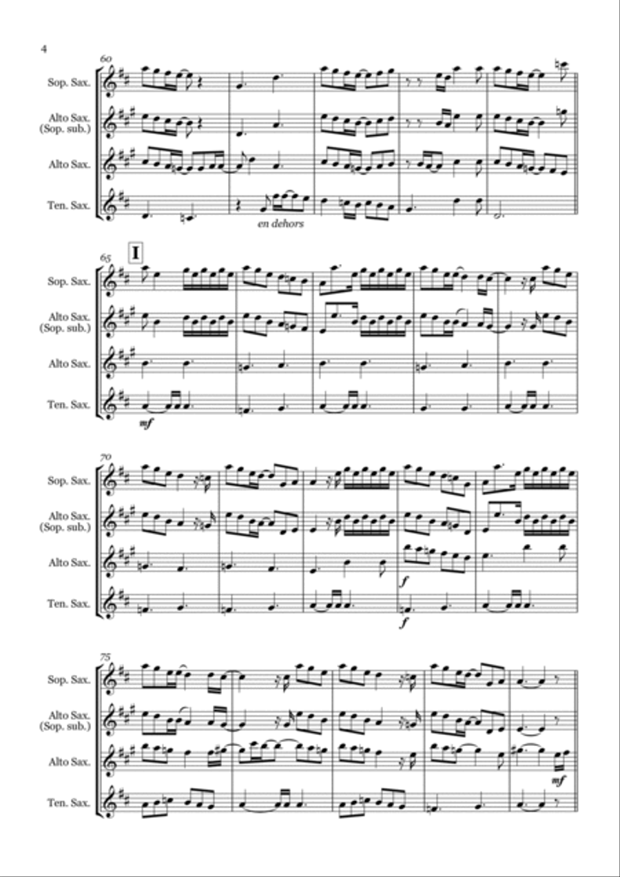 Kiss From A Rose Woodwind Trio scores gallery preview page 4
