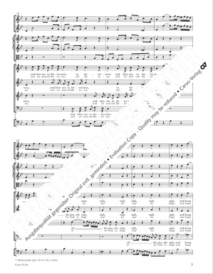 Israel in Egypt - Part I Israel in Egypt - Part I 4-Part scores gallery preview page 17