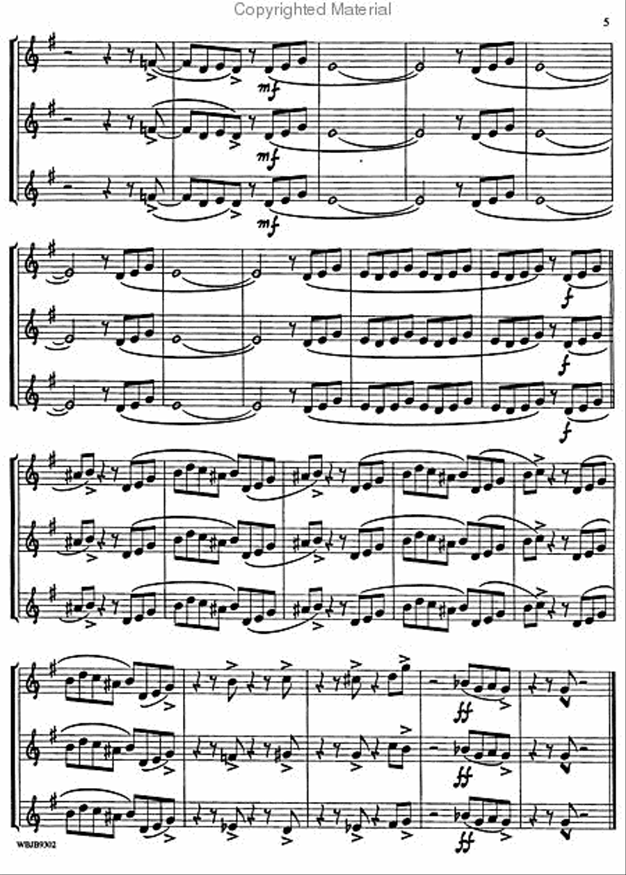 Warner Bros. Combo Classics from the Big Band Era Jazz Ensemble scores gallery preview page 3