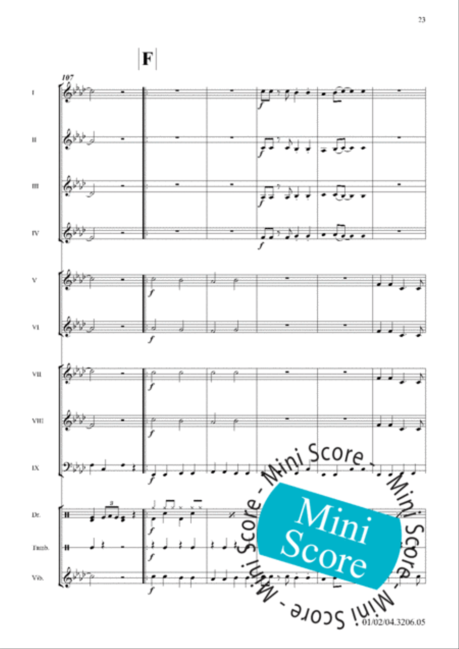 Sing, Sing, Sing Sing, Sing, Sing Brass Band scores gallery preview page 27