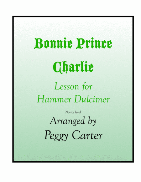 Bonnie Prince Charlie for Hammered Dulcimer image number null