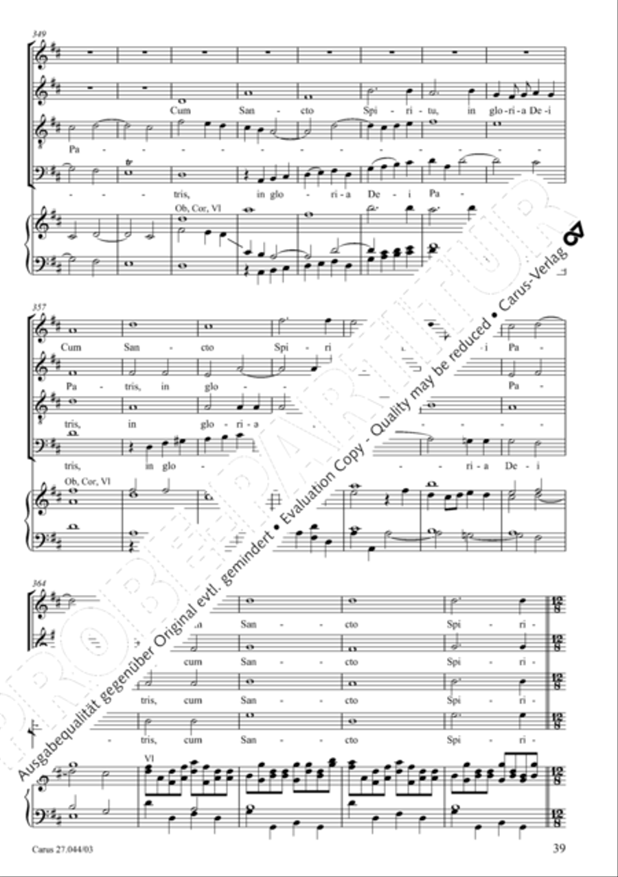 Messa per il Santissimo Natale 4-Part scores gallery preview page 40