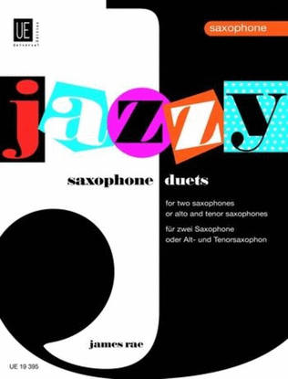 Book cover for Rae - Jazzy Duets For Saxophones