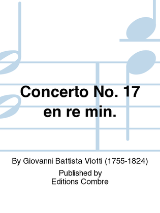 Concerto No. 17 en Re min.