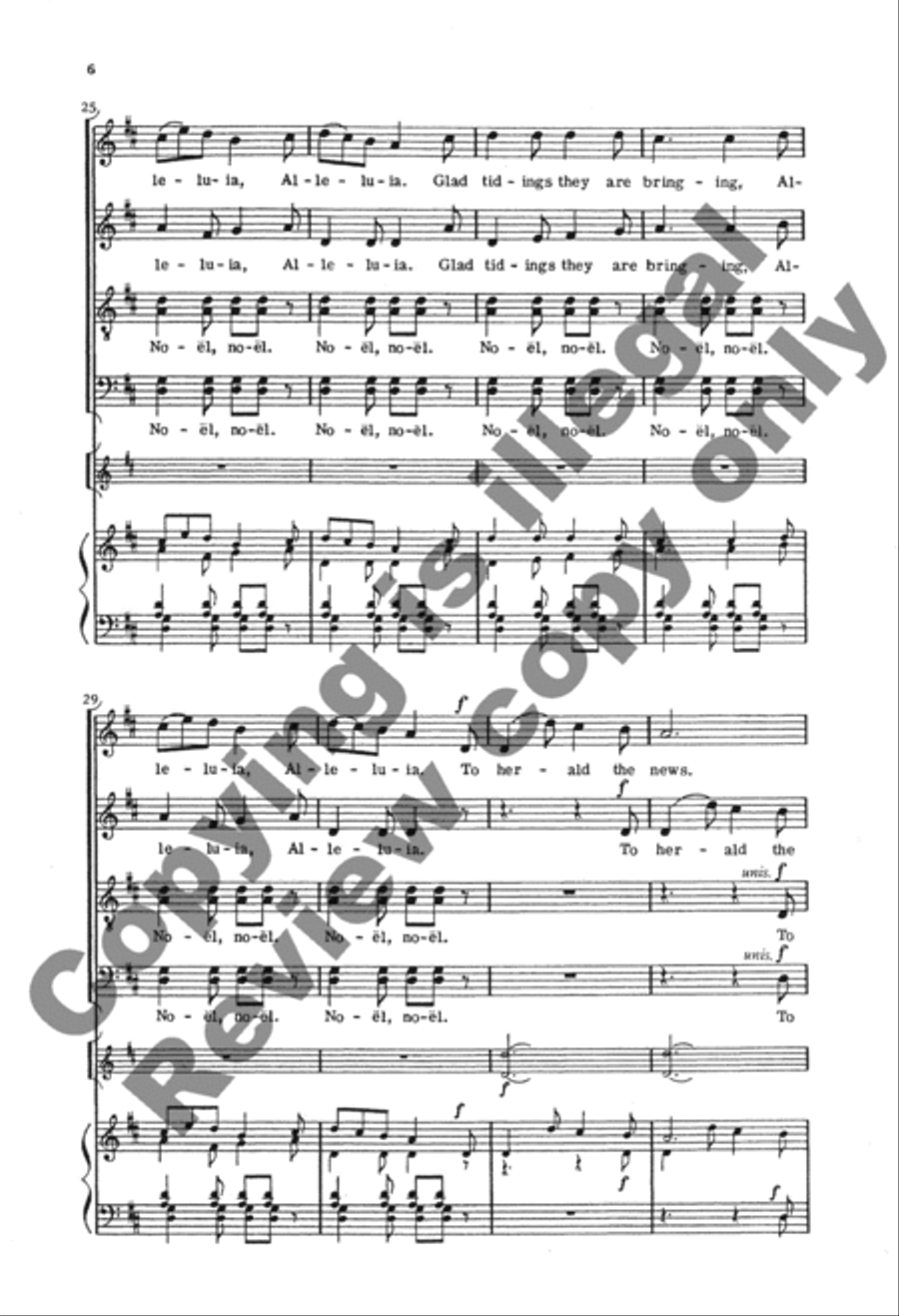 Ringeltänze 6. The Shepherds All Are Waking 4-Part scores gallery preview page 6