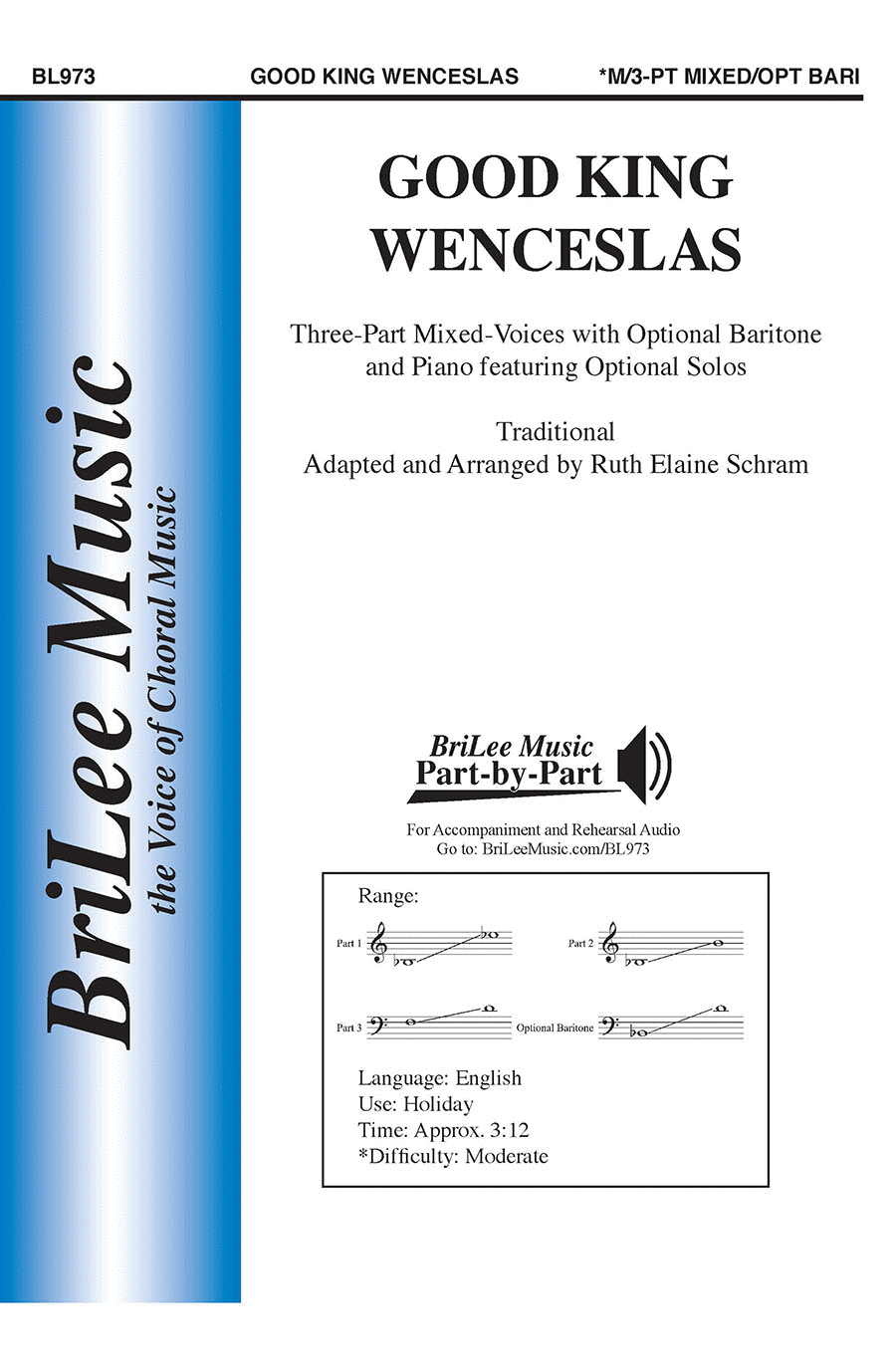 Good King Wenceslas 3-Part scores gallery preview page 1
