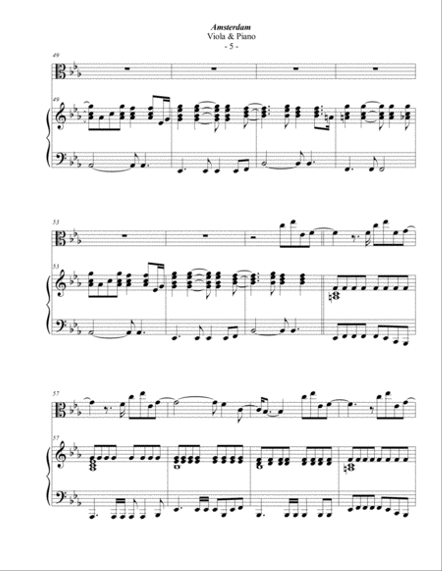 Amsterdam Viola scores gallery preview page 5