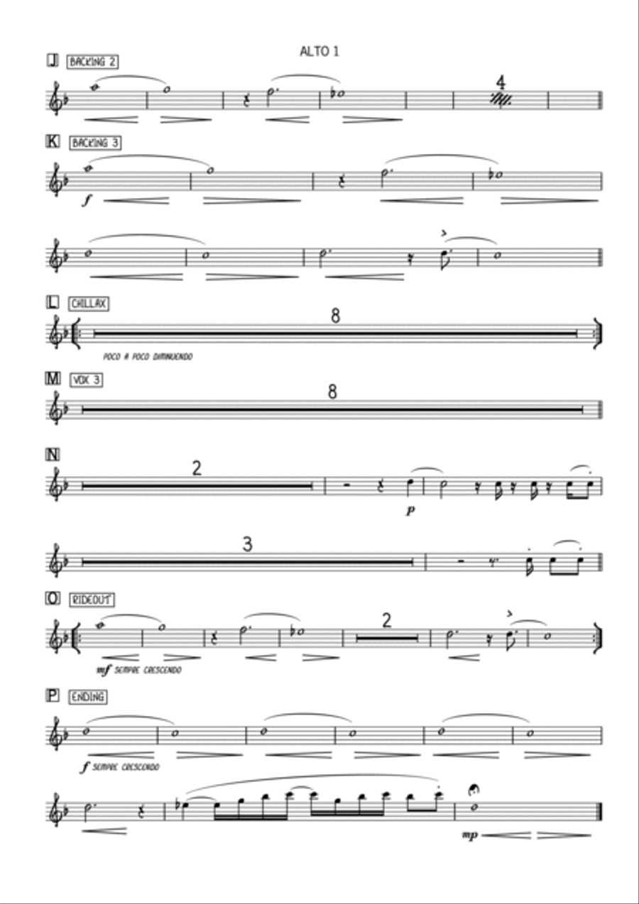 Little Birdie Jazz Ensemble scores gallery preview page 2