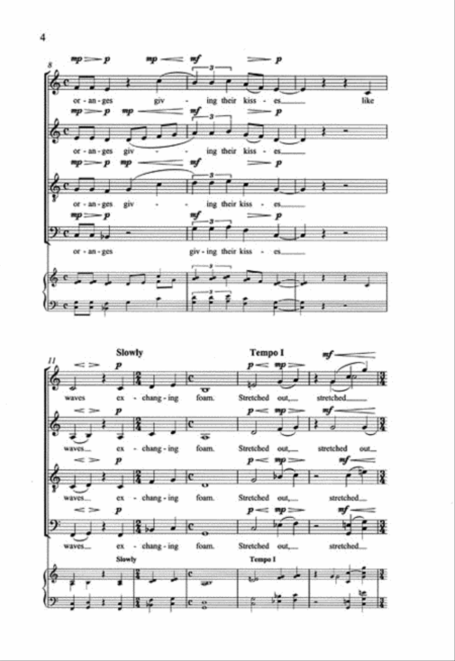 A Boy and a Girl 4-Part scores gallery preview page 3