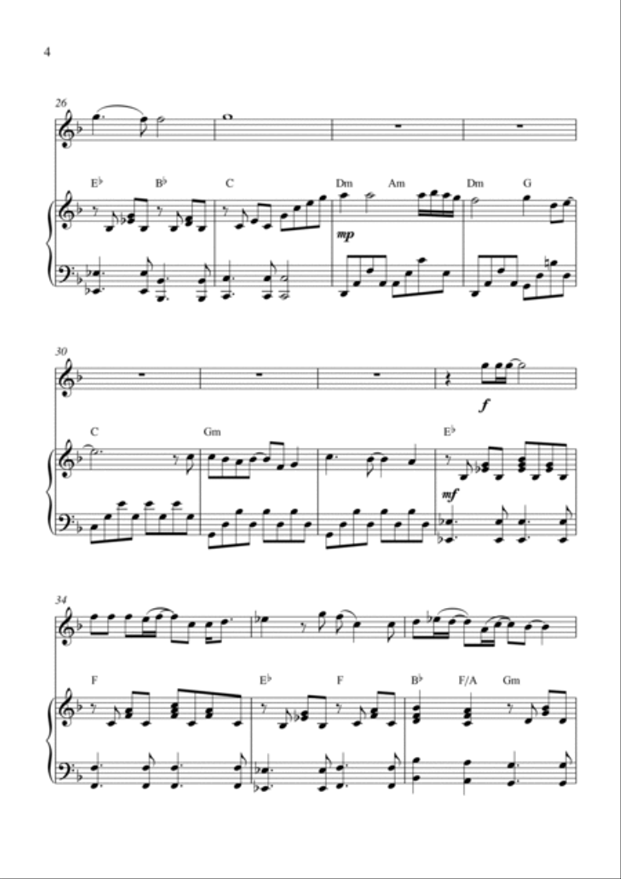 Eternal Flame Piano scores gallery preview page 4