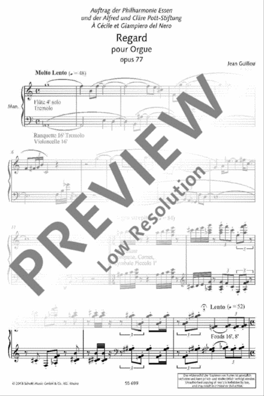 Regard Organ scores gallery preview page 2
