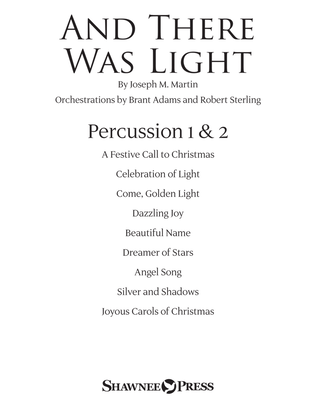 Book cover for And There Was Light - Percussion 1 & 2